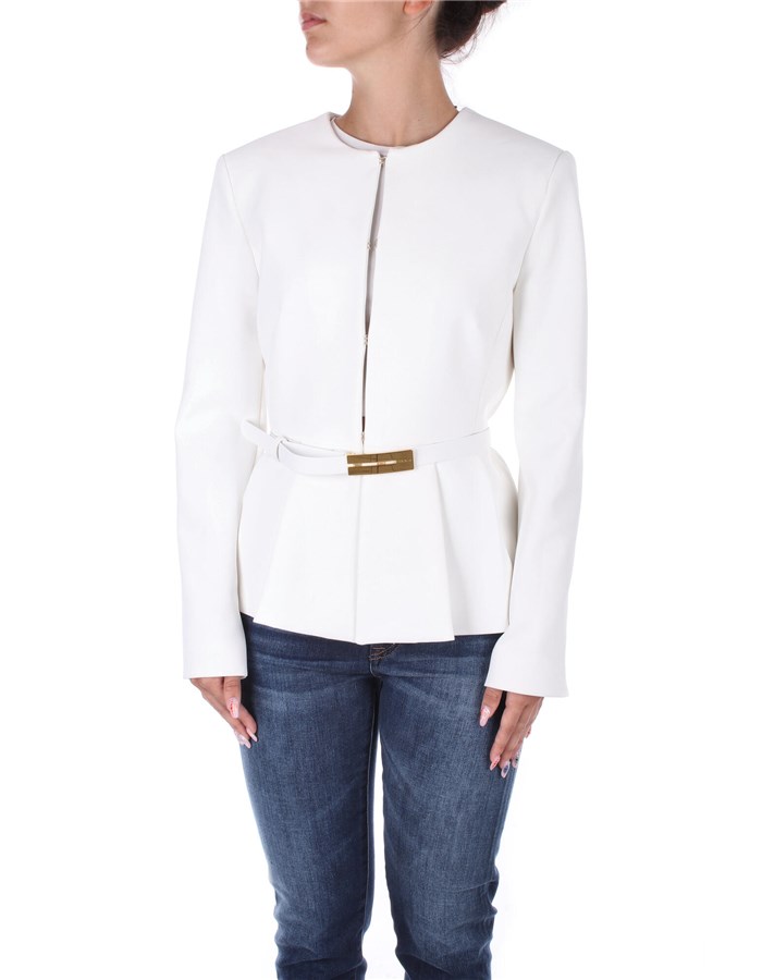 PINKO Short jackets White