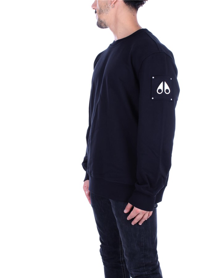 MOOSE KNUCKLES Crewneck  Black