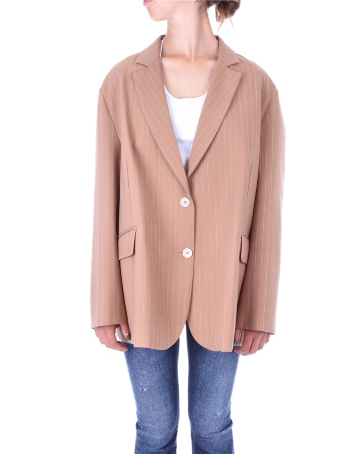 SEMICOUTURE Blazer Camel