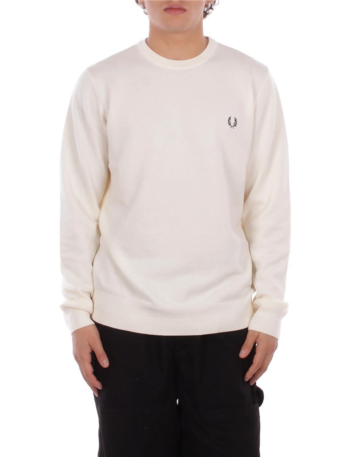FRED PERRY Maglia Ecru