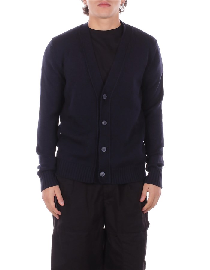 ALPHA STUDIO Cardigan Blu notte