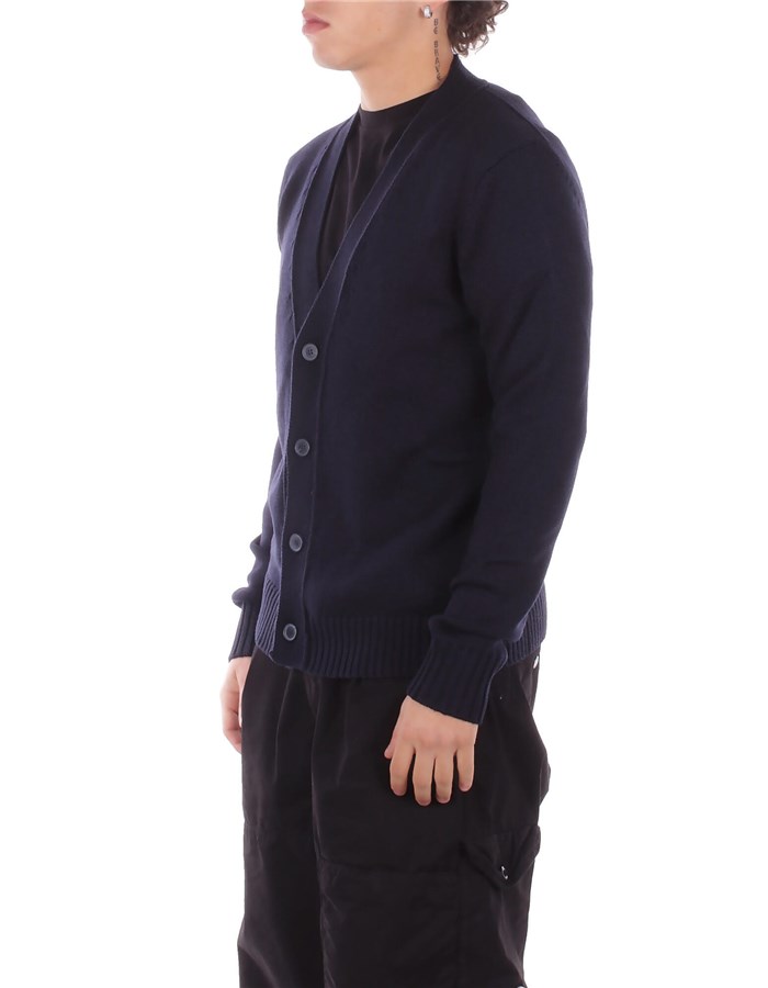 ALPHA STUDIO Cardigan Blu notte