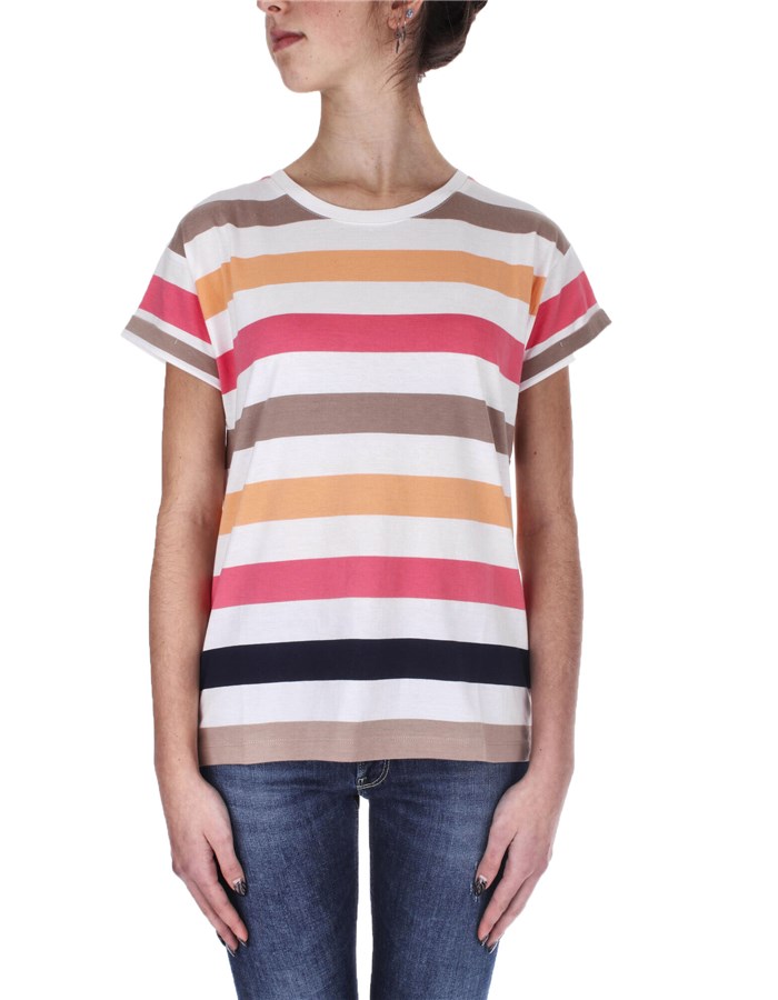 BARBOUR Short sleeve Orange line