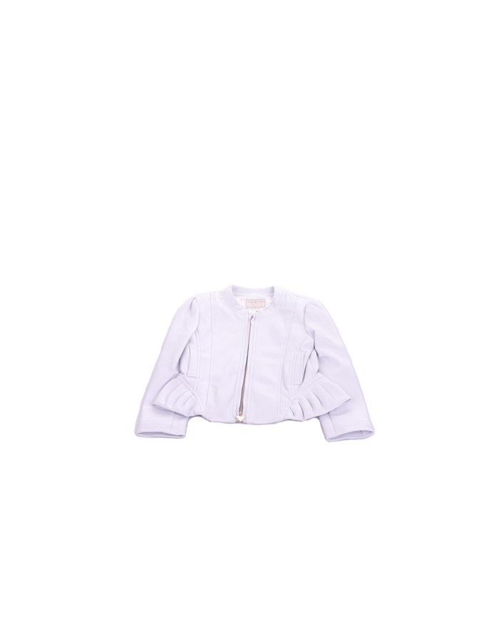 GUESS Leather jackets White