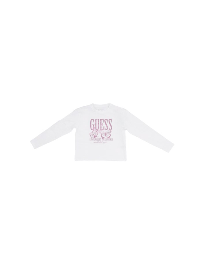 GUESS Manica Lunga Pure white
