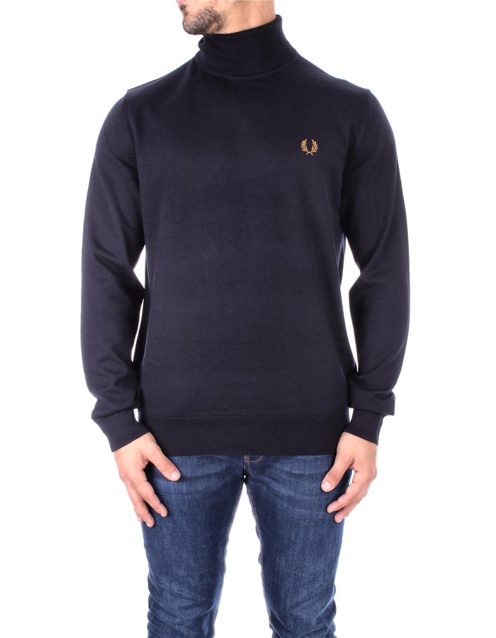 FRED PERRY Collo Alto Navy