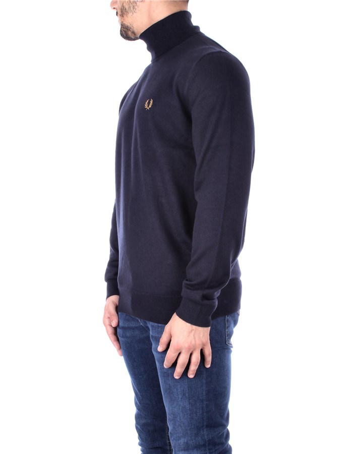 FRED PERRY Collo Alto Navy