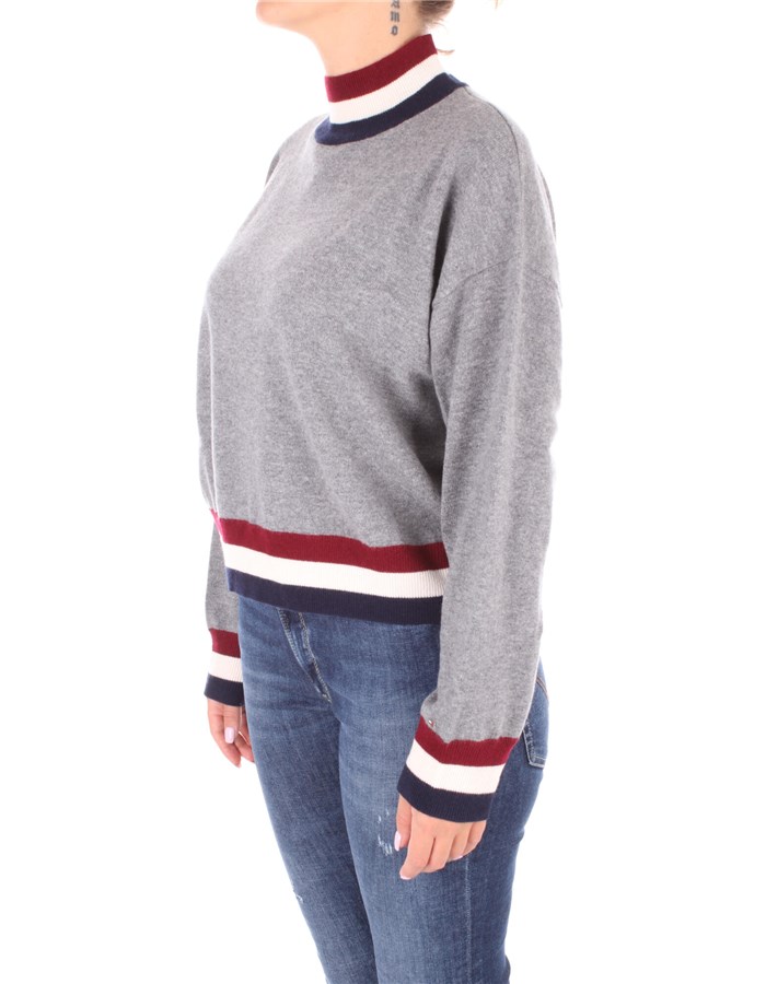 TOMMY HILFIGER High Neck  Grey