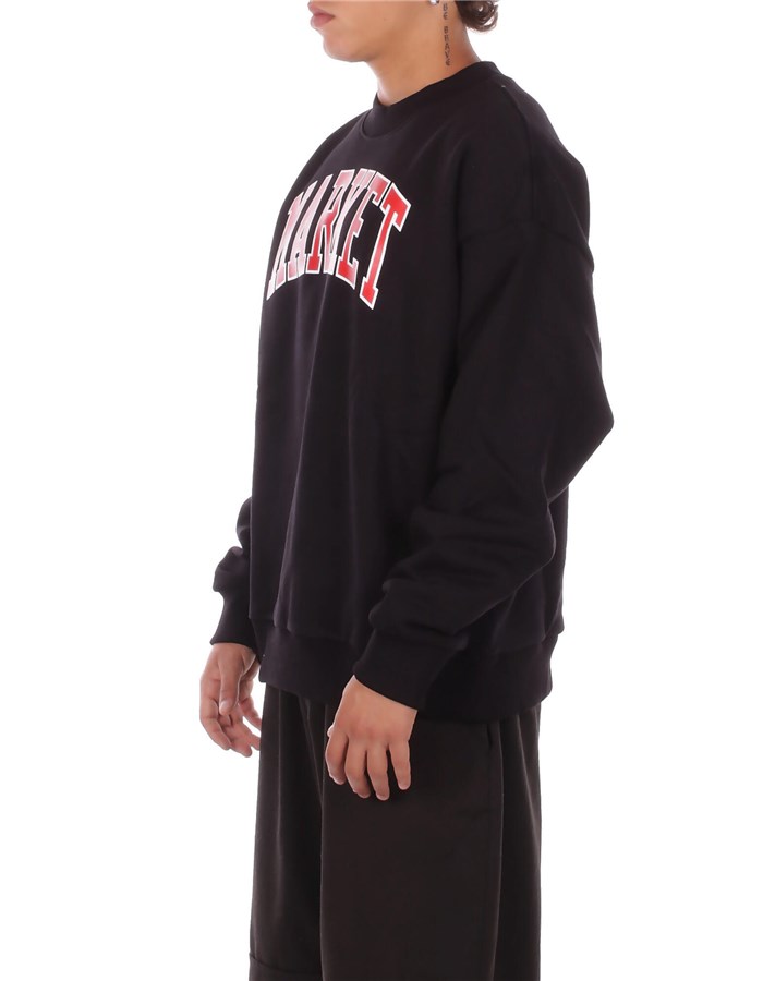 MARKET Felpe Girocollo Black