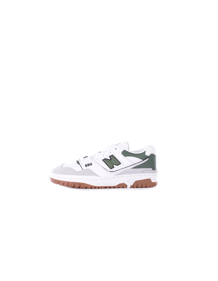 NEW BALANCE Sneakers Alte GSB550 Bianco verde