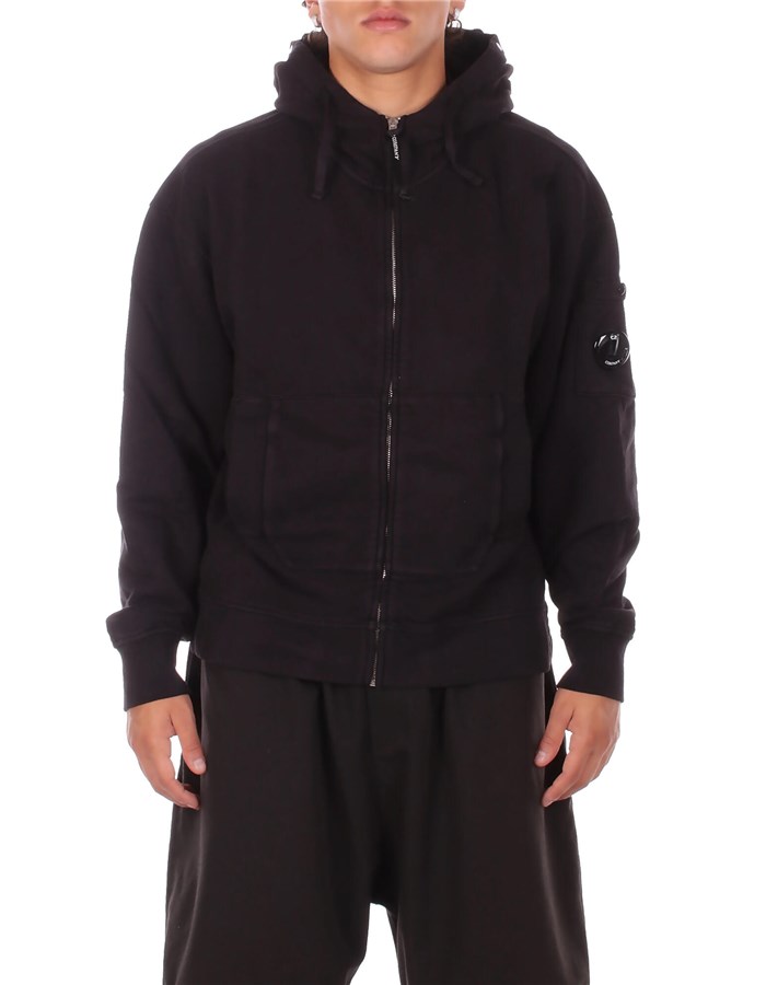 CP COMPANY Con Zip Black
