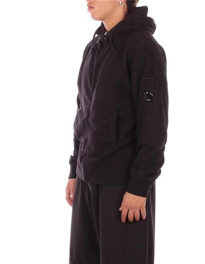 CP COMPANY Con Zip Black
