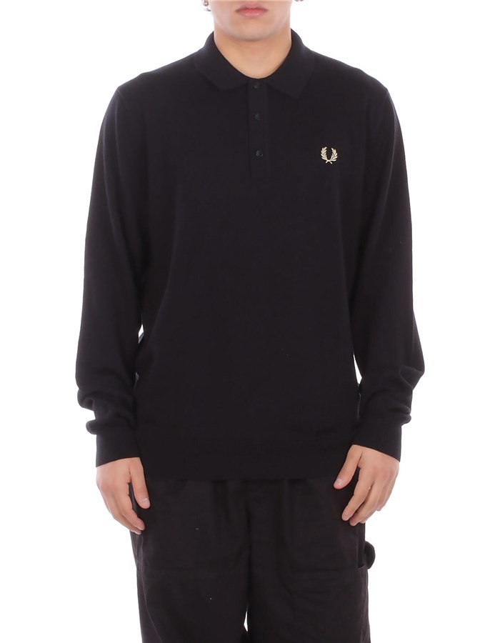 FRED PERRY Maglia Black