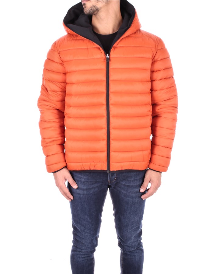 SAVE THE DUCK Jacket Black Orange