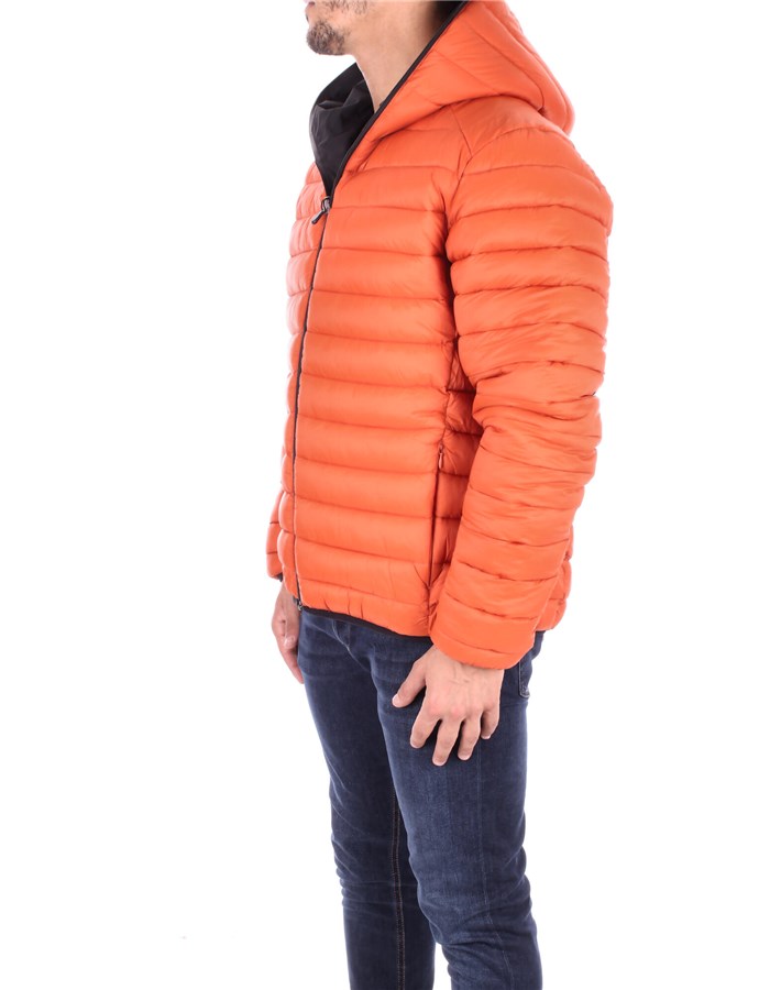 SAVE THE DUCK Jacket Black Orange