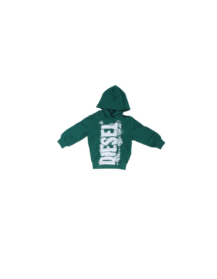 DIESEL Hoodies Green