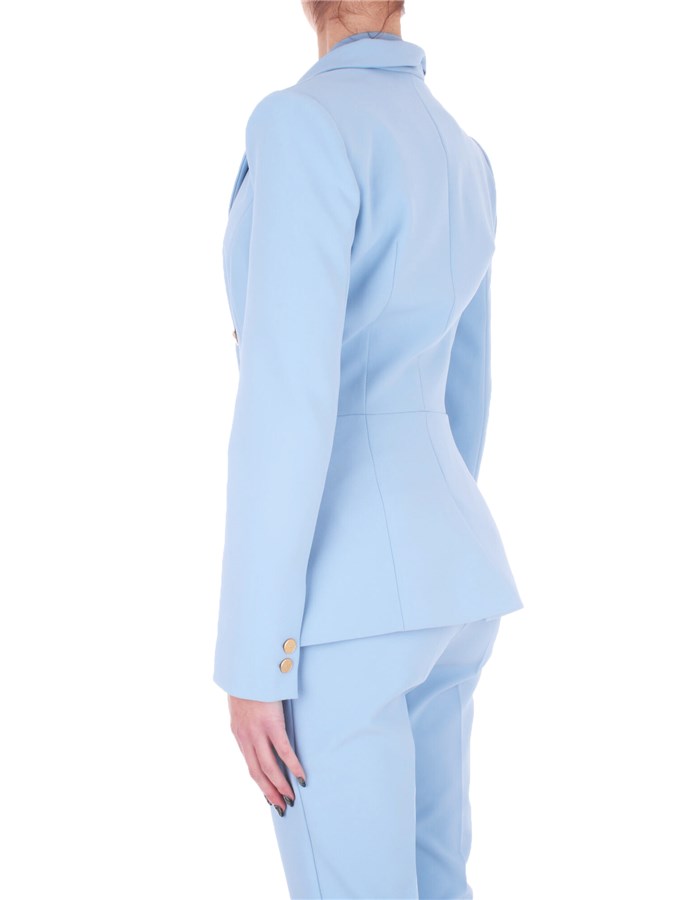 ELISABETTA FRANCHI Jackets Double-breasted Women GI04631E2 2 