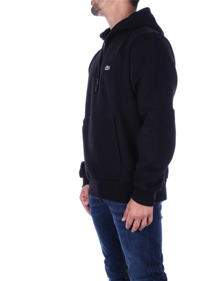 LACOSTE Hoodies Black