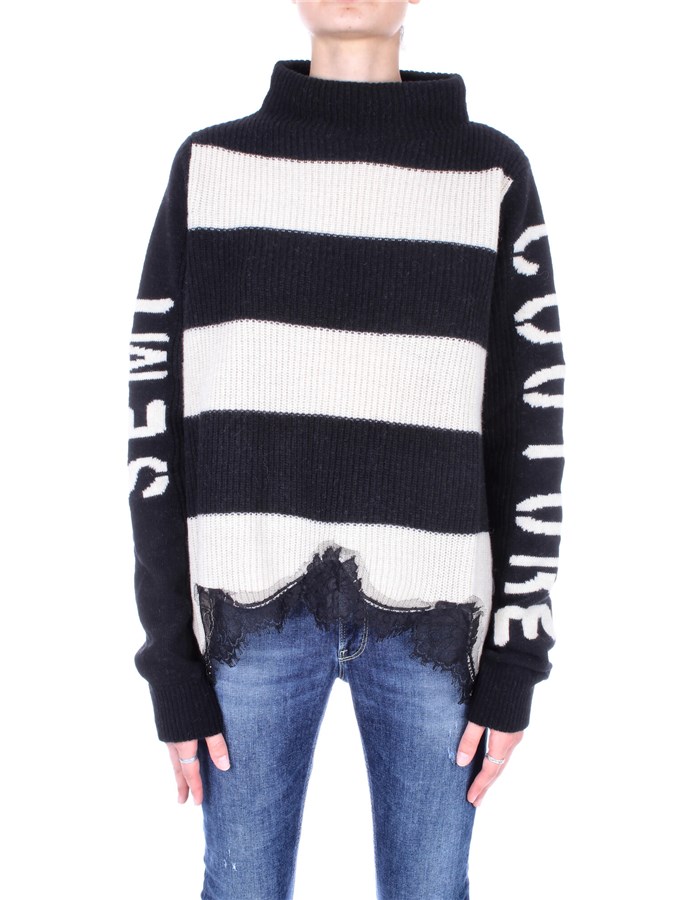 SEMICOUTURE High Neck  Black