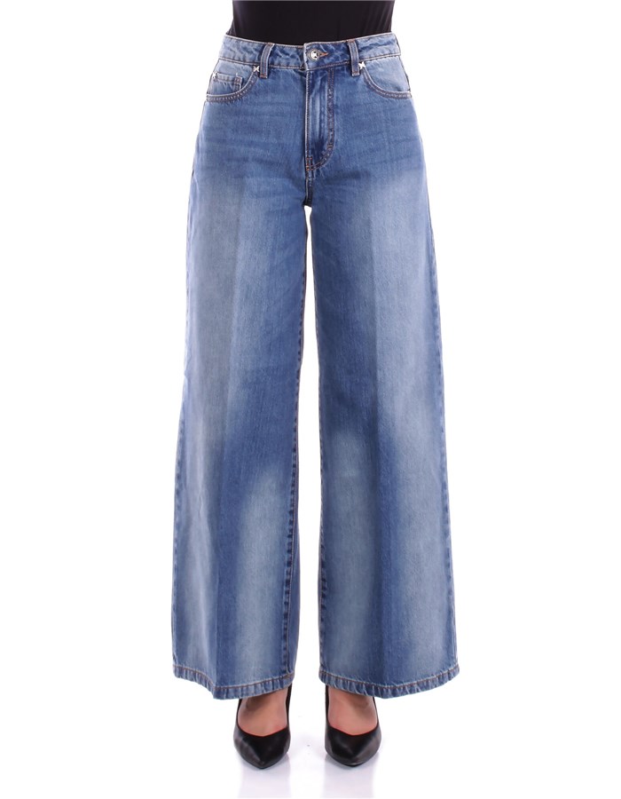 JOHN RICHMOND Wide Denim blu