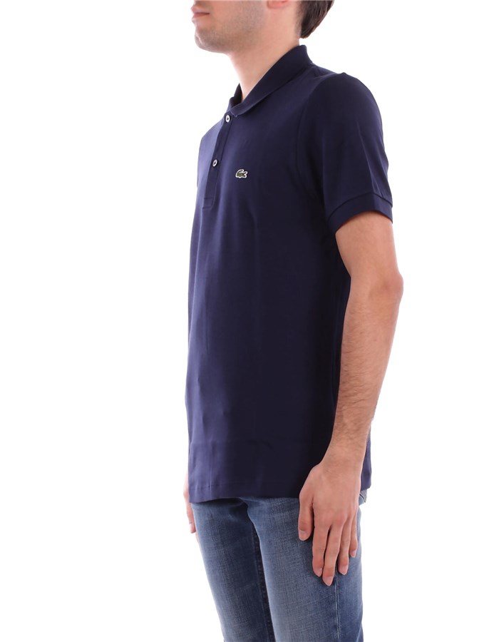 LACOSTE Short sleeves Blue