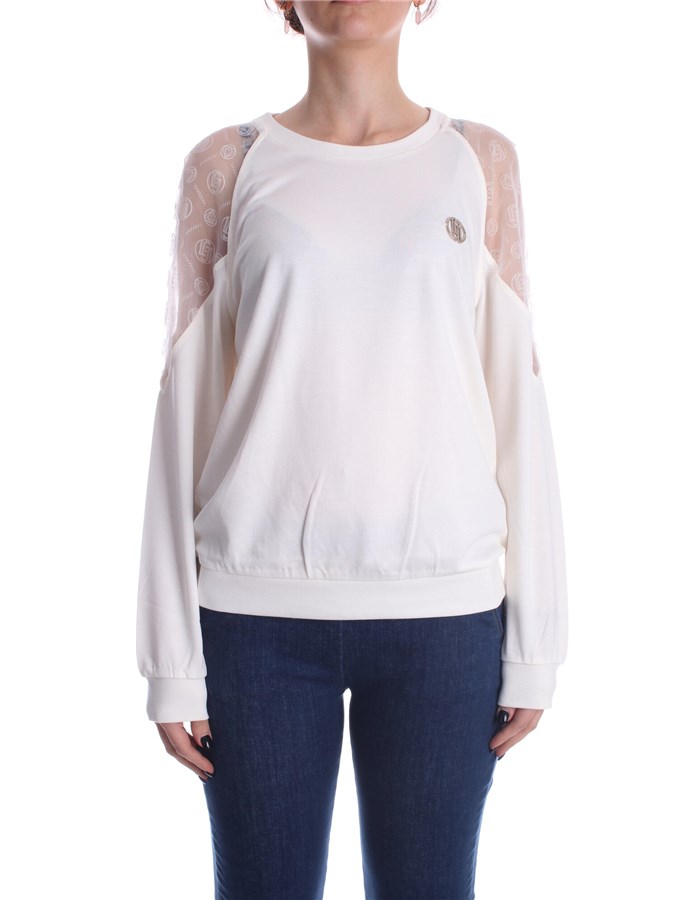 LIU JO Crewneck  Light Ivory
