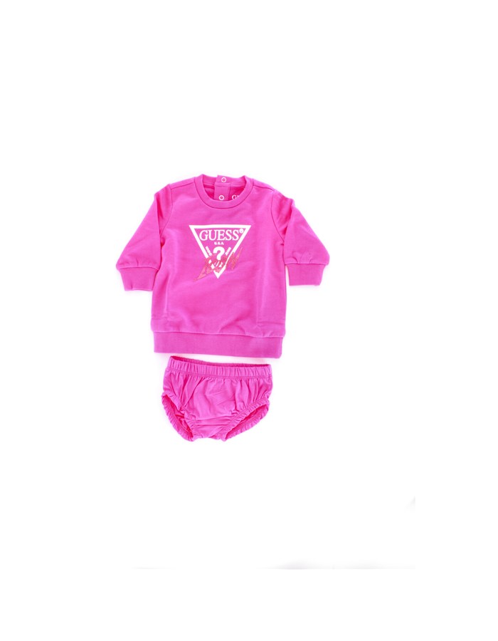 GUESS T-shirt + Shorts Fuxia