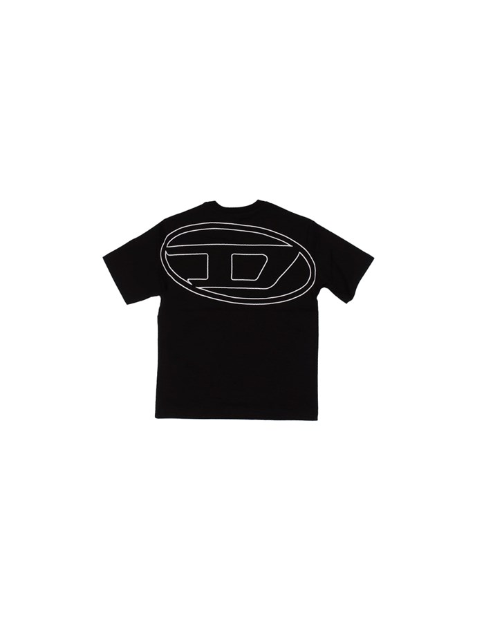 DIESEL Manica Corta Nero