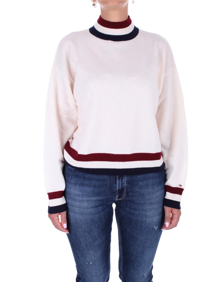 TOMMY HILFIGER High Neck  White