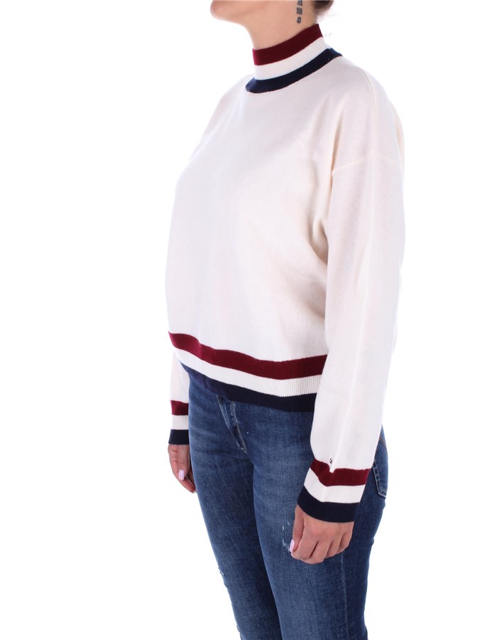 TOMMY HILFIGER High Neck  White