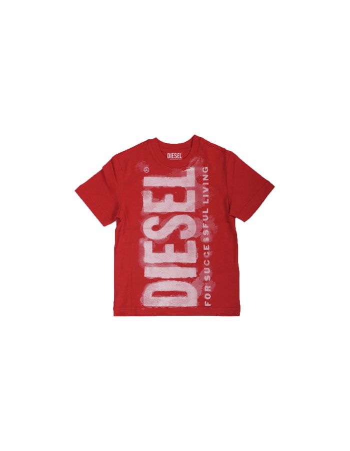 DIESEL Manica Corta Rosso 35