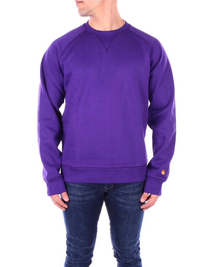 CARHARTT WIP Sweatshirts Crewneck  I033660 Purple