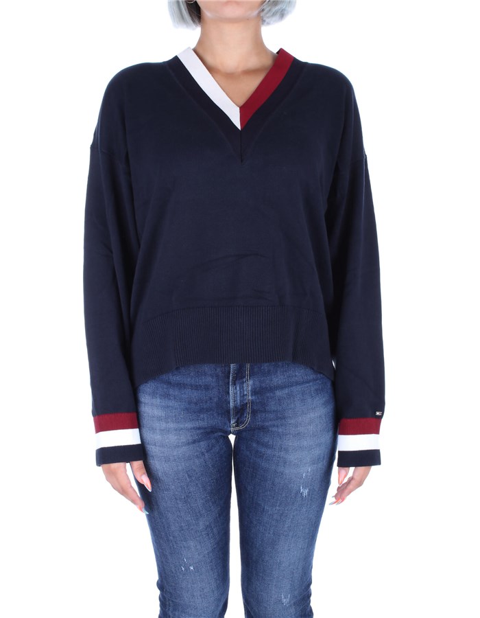 TOMMY HILFIGER V-neck  Blue