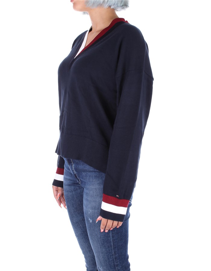 TOMMY HILFIGER V-neck  Blue
