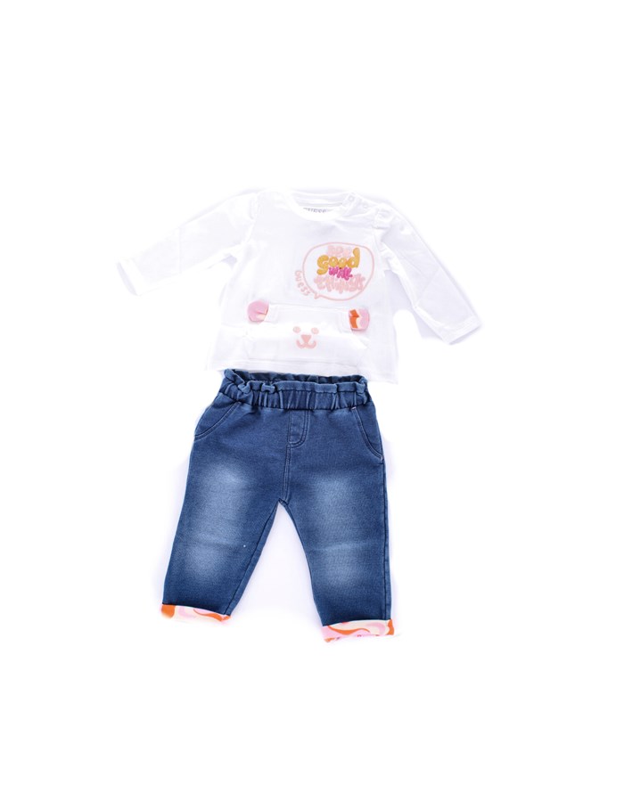 GUESS T-shirt + Jeans White