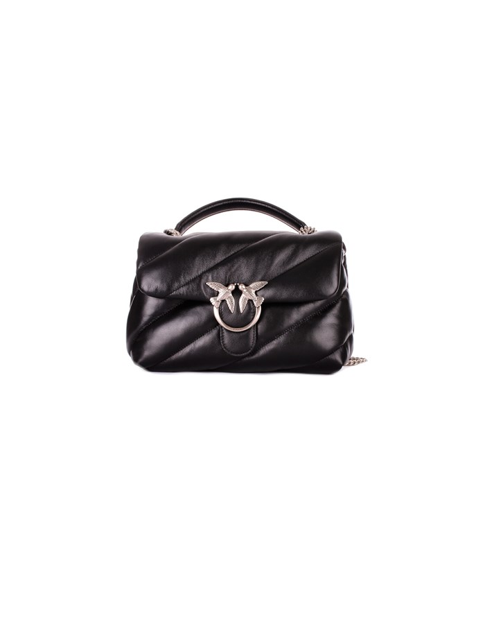 PINKO A Tracolla Nero silver