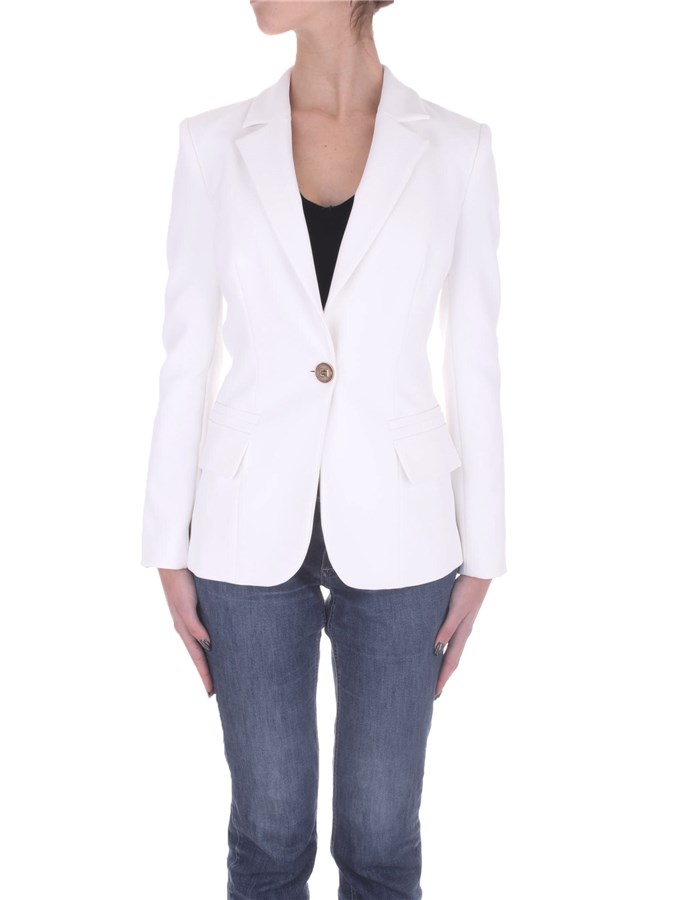 ELISABETTA FRANCHI Blazer Ivory
