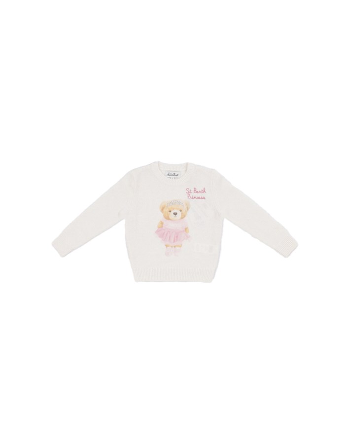 MC2 SAINT BARTH Maglie Girocollo Panna