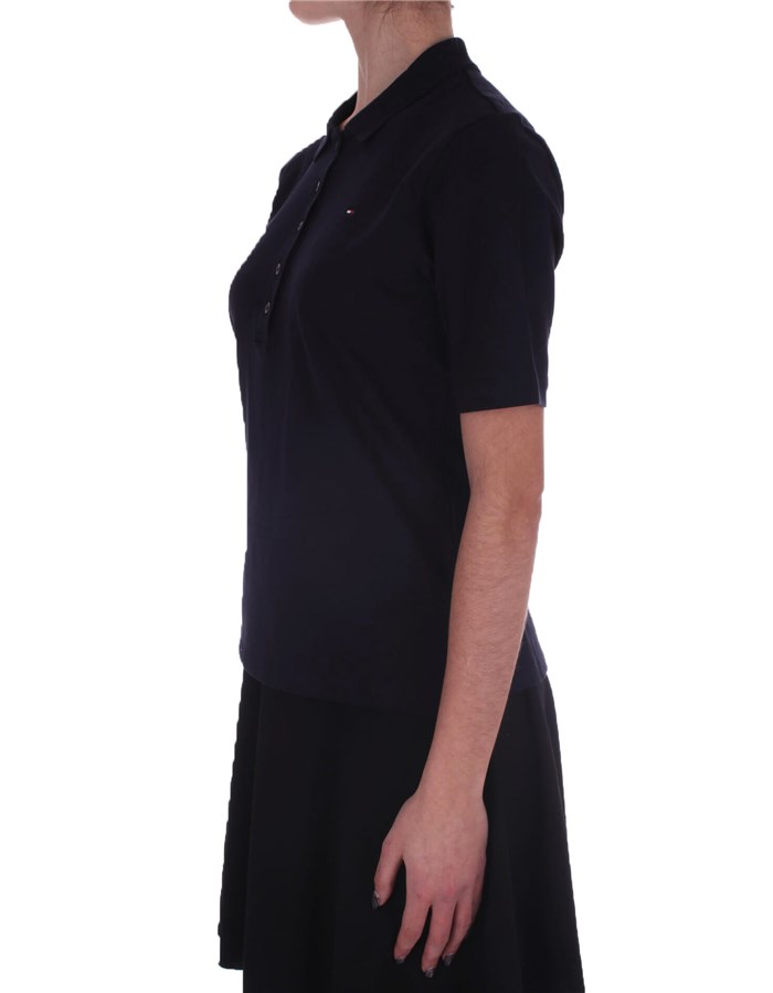 TOMMY HILFIGER Short sleeves Night blue