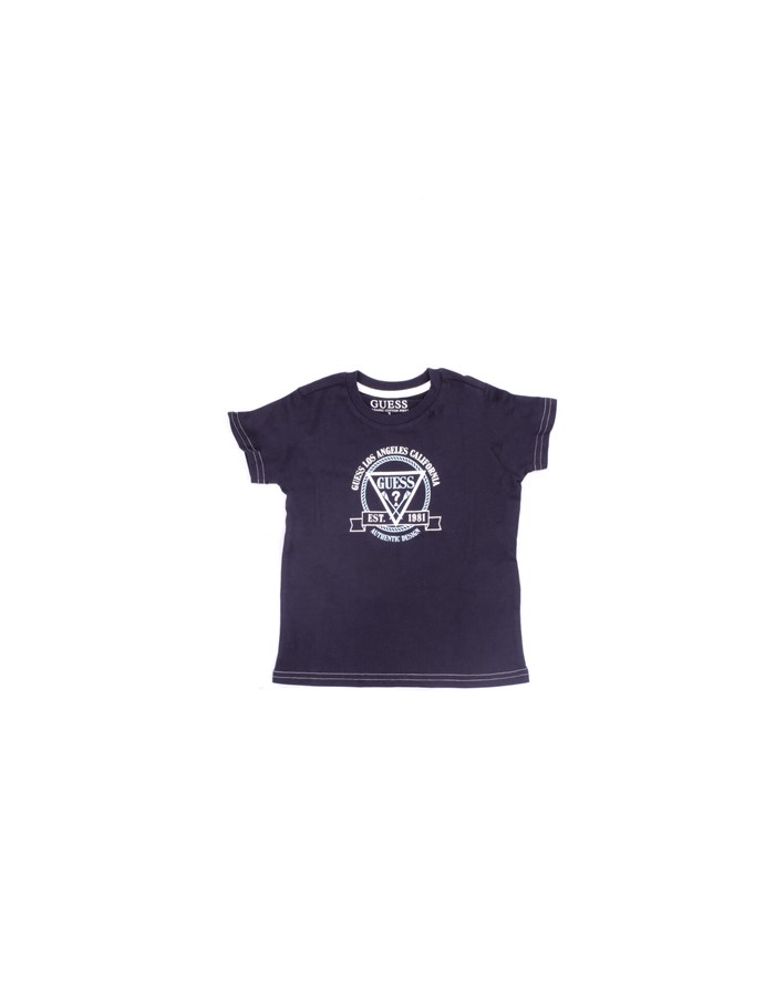 GUESS Short sleeve Blue