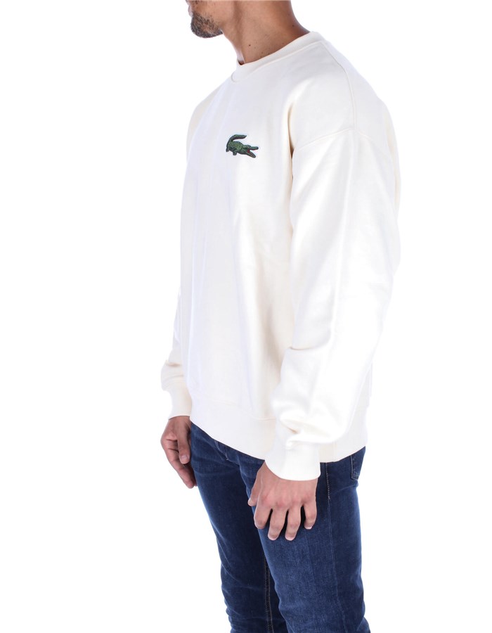 LACOSTE Crewneck  Cream
