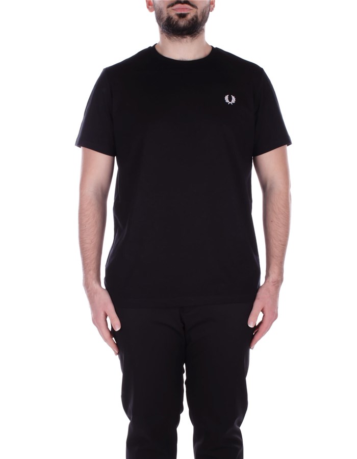 FRED PERRY Manica Corta Black