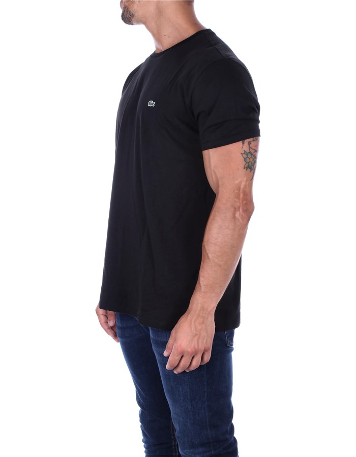 LACOSTE Short sleeve Black