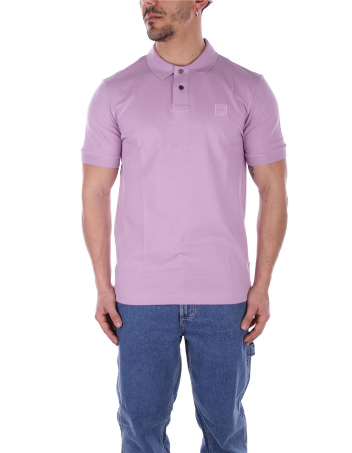 BOSS Polo shirt Short sleeves 50507803 Lilac