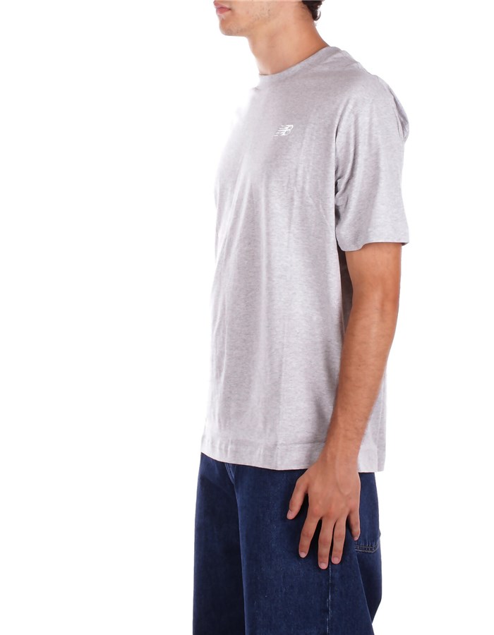 NEW BALANCE Manica Corta Grey