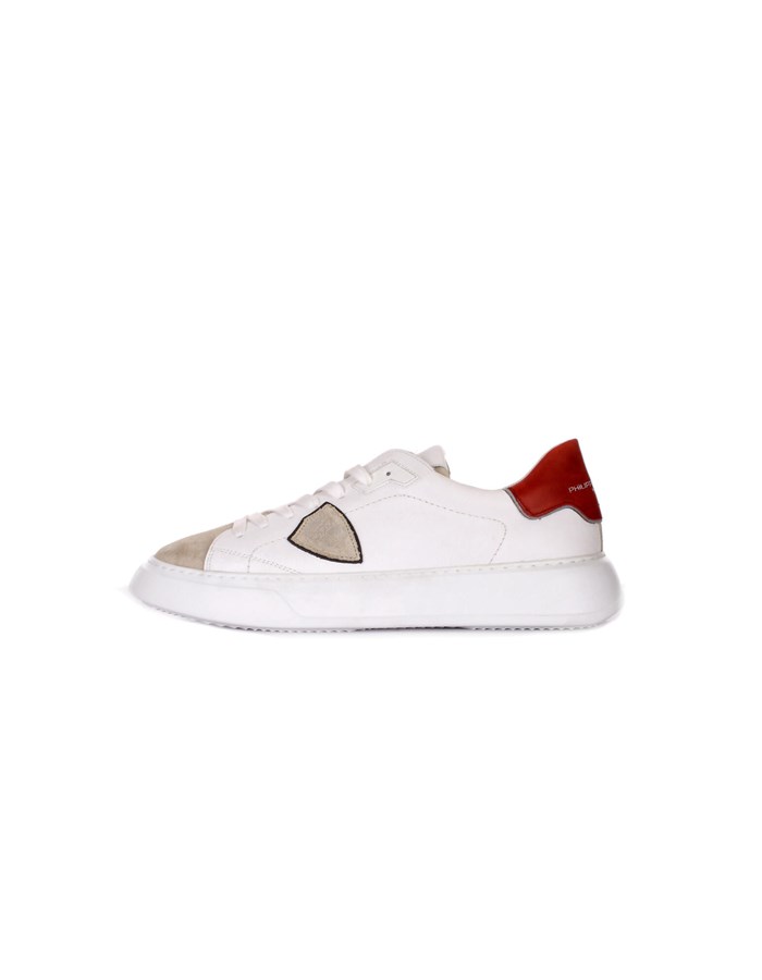 PHILIPPE MODEL PARIS Basse Bianco rouge