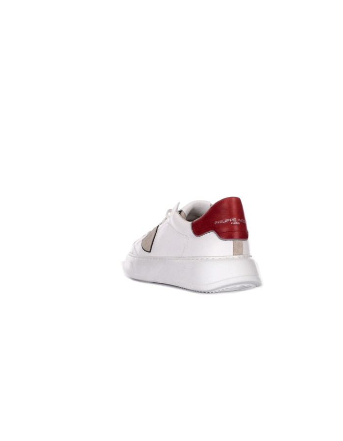 PHILIPPE MODEL PARIS Basse Bianco rouge