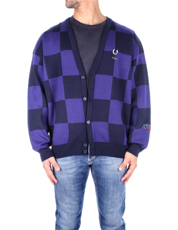RAF SIMONS x FRED PERRY Cardigan Navy