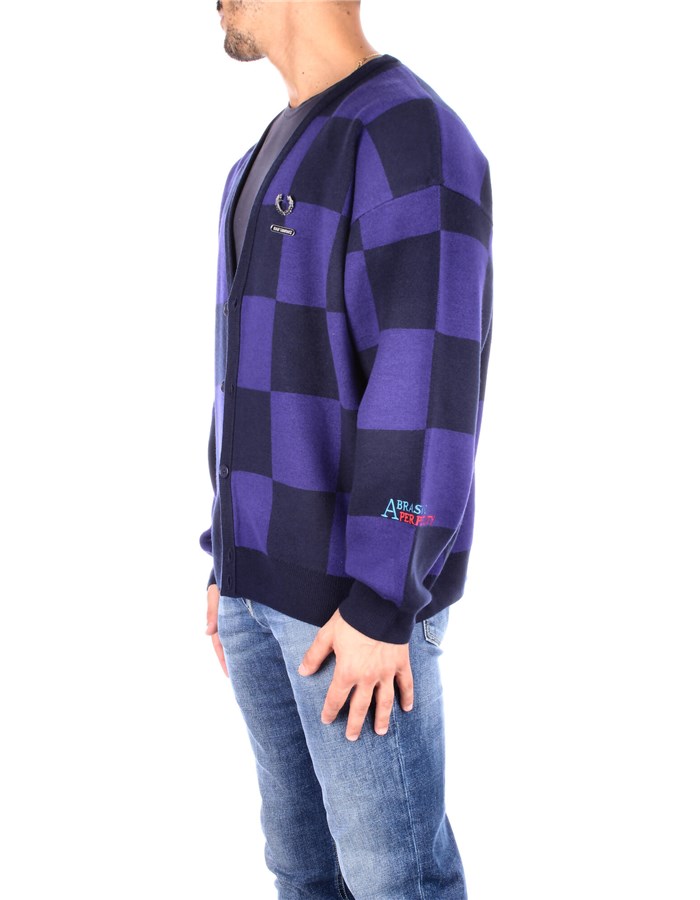 RAF SIMONS x FRED PERRY Cardigan Navy