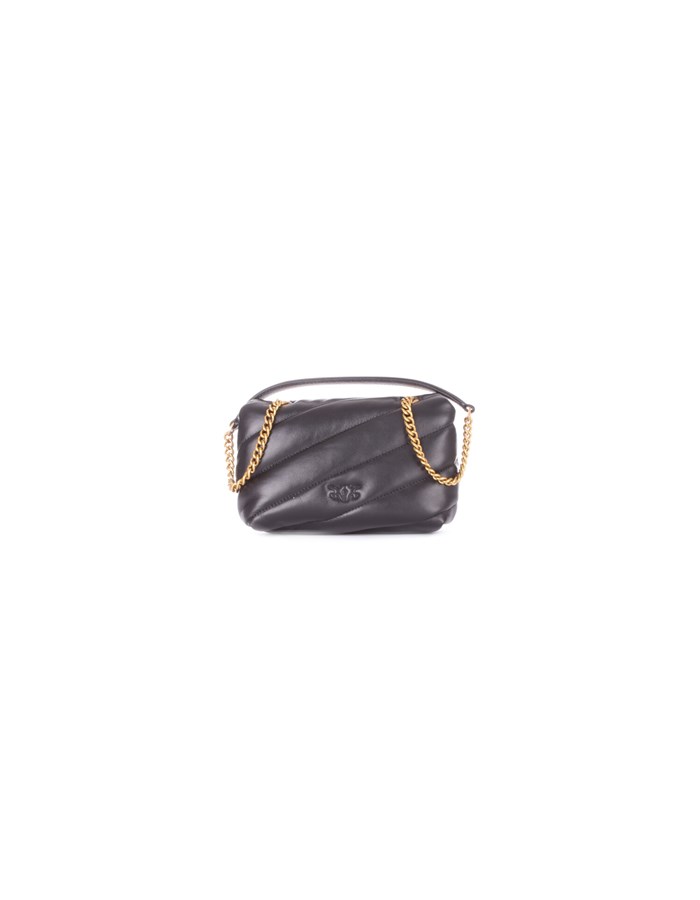 PINKO Shoulder Bags Black gold